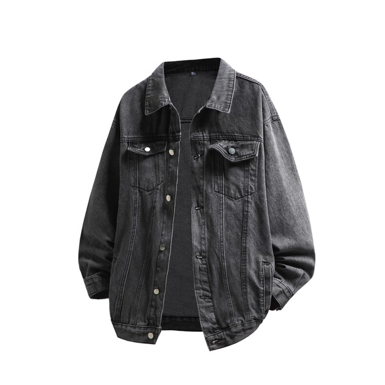 得物二开款大码高品质牛仔夹克外套男女JK529-P60特,男装夹克,星座912-1（原星座914-5）