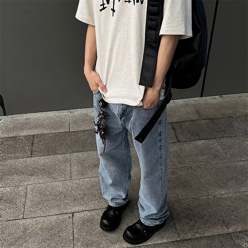 2024美式牛仔裤男款春季长裤潮MK722P43,男装牛仔裤,星座1116-2