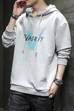 卫衣男潮ins宽松秋季连帽外套印花休闲日系衣服潮流DF167T，男装卫衣，电商A102