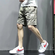 迷彩短裤男夏工装短裤宽松直筒五分中裤大码1001-1-DK9062-P33，男装牛仔裤，星座1001-1