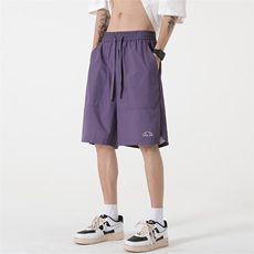 ！2023夏季新款男士透气冲孔短裤速干超薄五分裤DK251P45控69，男装休闲裤，电商B220