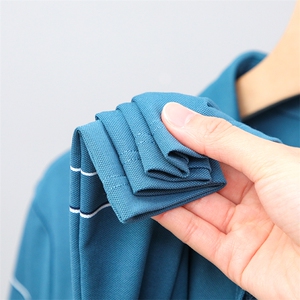 男士2023年夏季新款翻领T恤男短袖商务休闲体恤男Polo衫图片