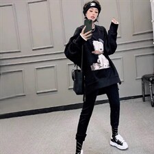 大版卫衣，女装卫衣/绒衫，洣琳萱