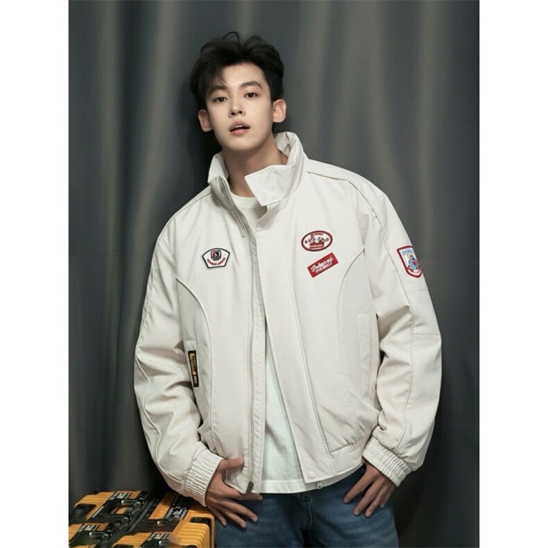 1506-1/MA401/P84立领棉服男冬季潮牌加厚保暖情侣棉衣棉服外套图片