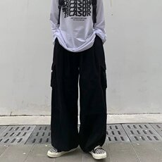 男秋季新款港风纯棉口袋工装休闲裤A376P35，男装休闲裤，星座1116-2