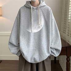 连帽卫衣男大码胖子帽衫大号运动服WY2426-P35，男装卫衣，电商A040