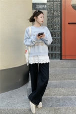 新品26春印花拼接卫衣2C293-Q923-P125-K198，女装卫衣/绒衫，2C293