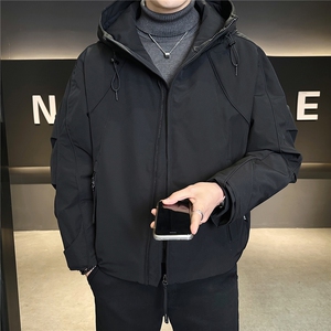 新标90绒 工装男士羽绒服冬季2025新款连帽外套 A313-8893-P295图片