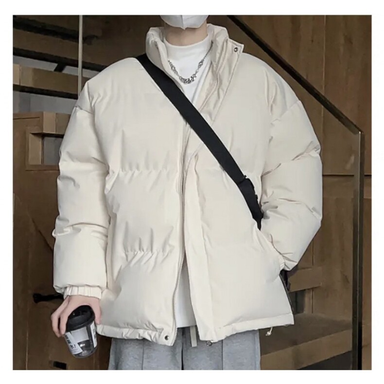 新款男女秋冬季青少年棉衣棉袄时尚宽松保暖立领加厚棉服外套,男装棉衣,四季星座505
