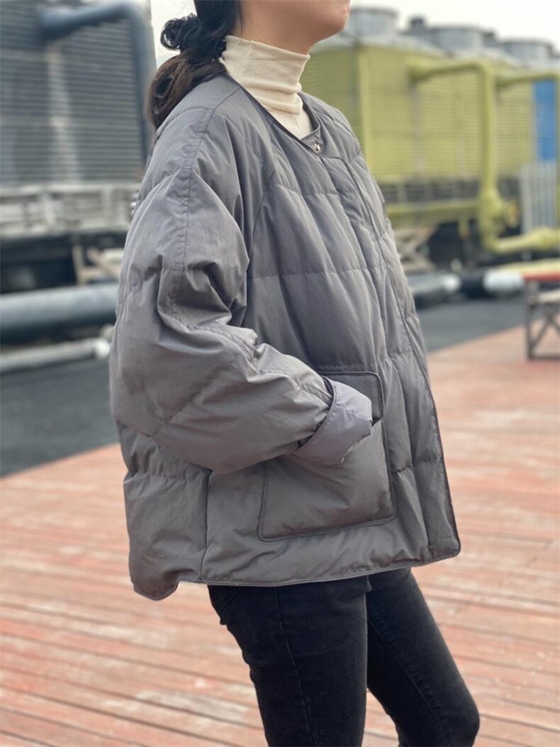 现货：圆领羽绒,女装,D壹