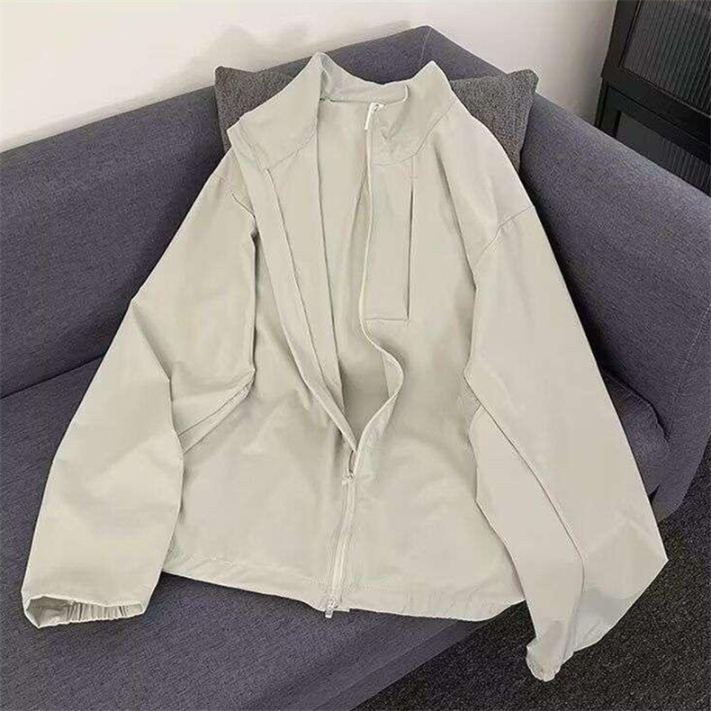 春夏款高品质冰感速干防晒服男女休闲户外运动外套透气机能风夹克,男装防晒衣,电商A443