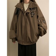 主推春季新款宽松/大码外套夹克XZ102B-1-JK902-P85，男装夹克，星座102B-1