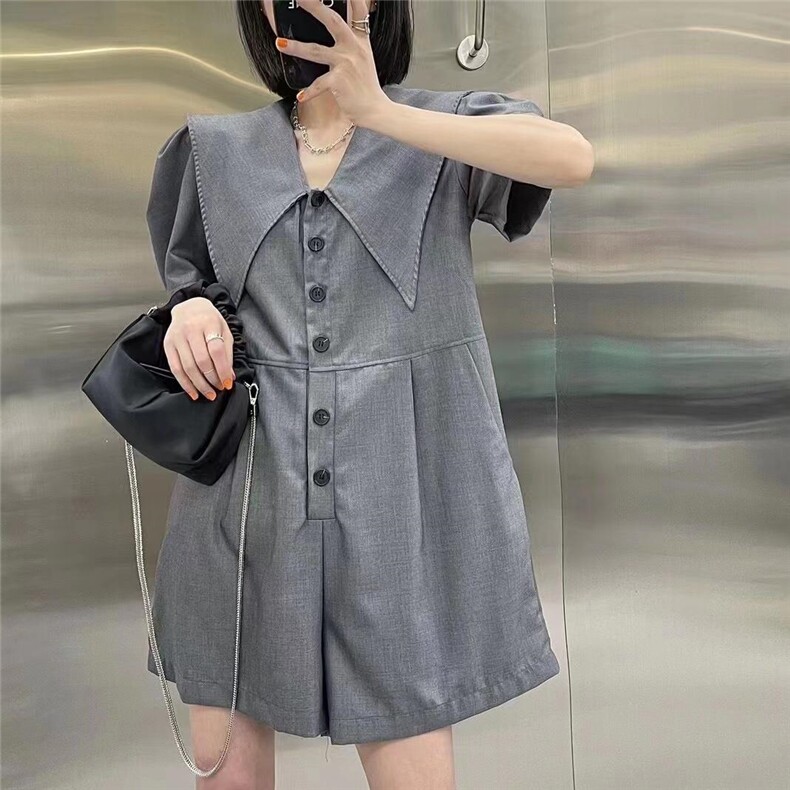 夏季新款海军连体裤，女装连体裤，C&B