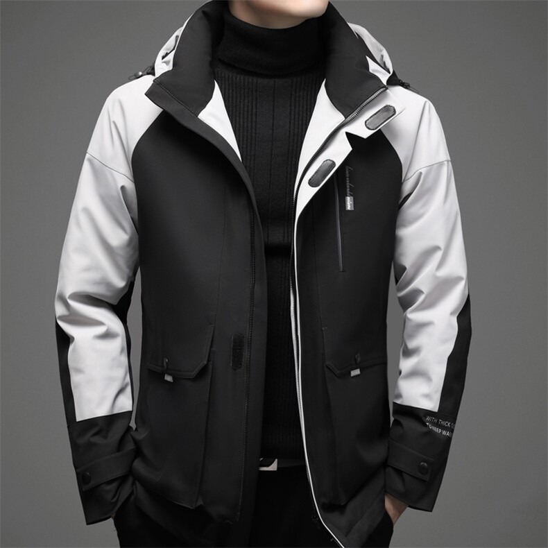 LD608钱塘2020-2秋冬新款中青年男士时尚休闲连帽羽绒服外套P280,男装羽绒服,钱塘207-2