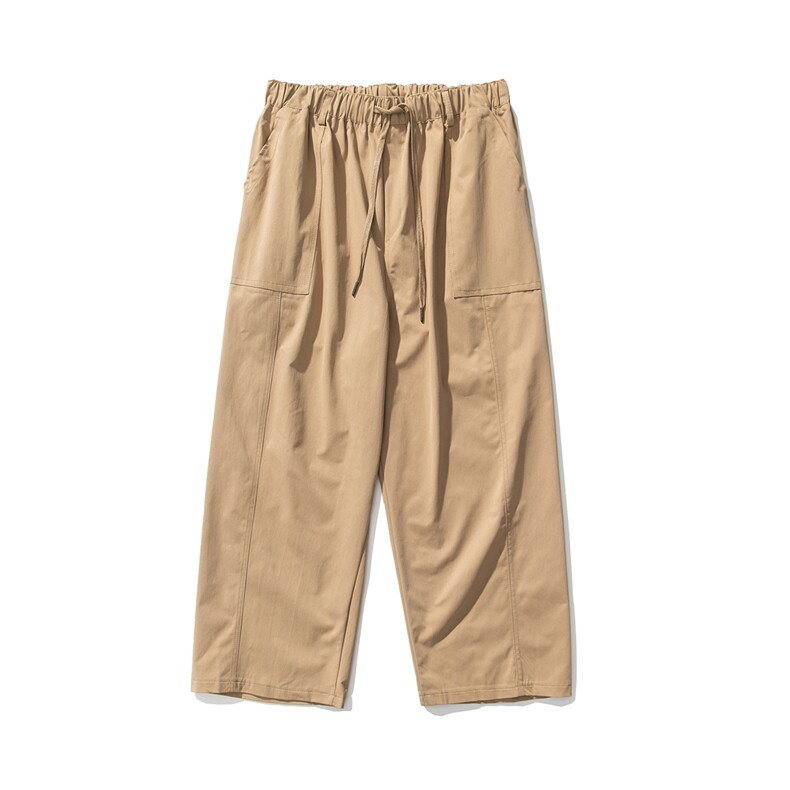夏季大码日系港风宽松休闲bf哈伦裤工装裤直筒阔腿美式K118/P50,男装休闲裤,电商A221A