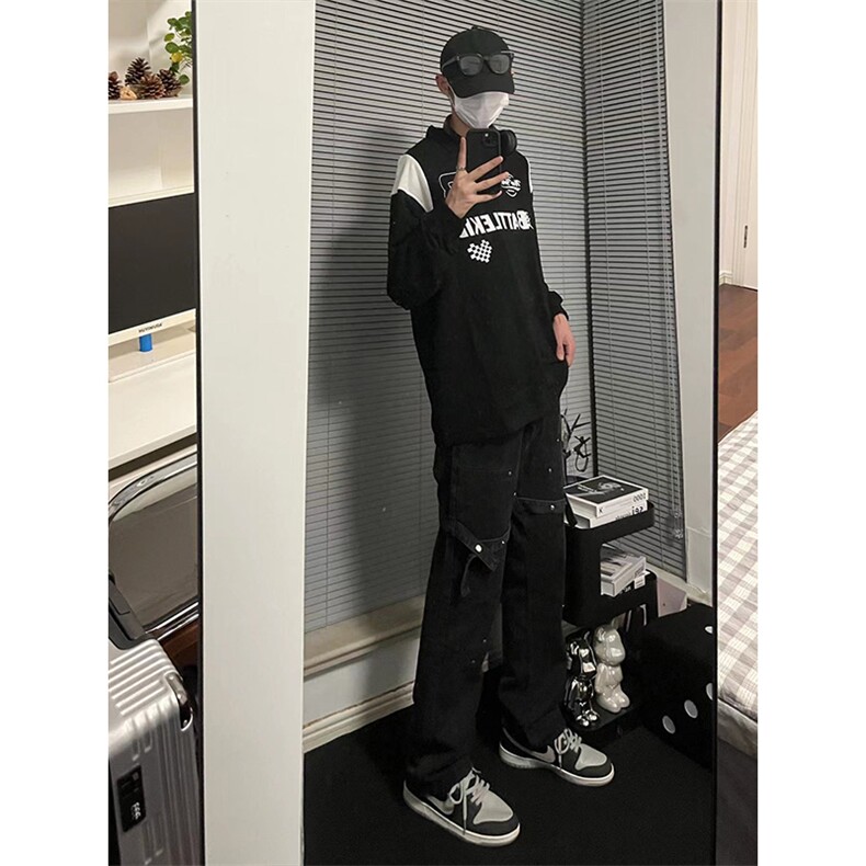！拿图不拿货！绑带cleanfit牛仔裤子KZA02-P55图片