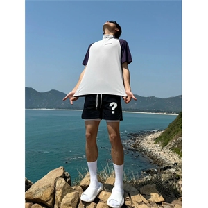 现货 运动拼接短袖防晒吸湿排汗训练服 807-3-MLLTX04  特p27图片