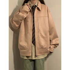 暖光女模夹克中性男女同款麂皮外套JK001-P75控108，男装夹克，电商A132（原电商B245）