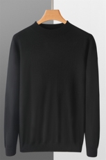 秋冬季男士精纺33羊毛小半高圆领简约休闲羊毛衫，男装羊毛衫，君贝羊绒