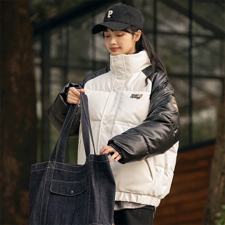 2026冬季新款男装日系潮牌拼色宽松休闲棉服加厚外套MY380-F148,男装棉衣,电商A101（原外27）