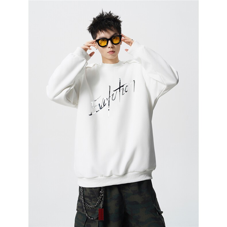 HW2535-特p45控78面布54.2棉45.8聚酯圆领领情侣卫衣宽松外套男,女装短外套,电商B370