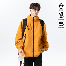 冲锋衣设计感外套男女同款高级感户外登山服F789-特价P40，男装夹克，电商A007