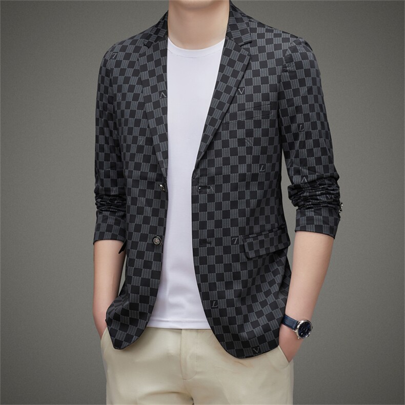 ASD2376男士2023年春季新款长袖西服休闲青年夹克西装单西图片
