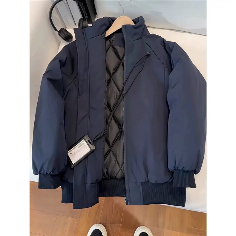 潮牌美式解构立领棒球服棉衣男秋冬中性风保暖棉服3699,男装棉衣,星座225-6