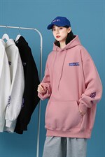 @中性风2025新款秋季港风情侣连帽卫衣女宽松韩版外套WY801P48，女装短外套，星座517A-1