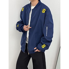 CR0121-P60美式飞行夹克外套男春秋季短款潮牌cleanfit刺绣棒球服，男装夹克，电商C233