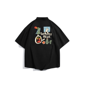 量大优  供视频 冰丝短袖衬衫男 DS236-特P 25图片