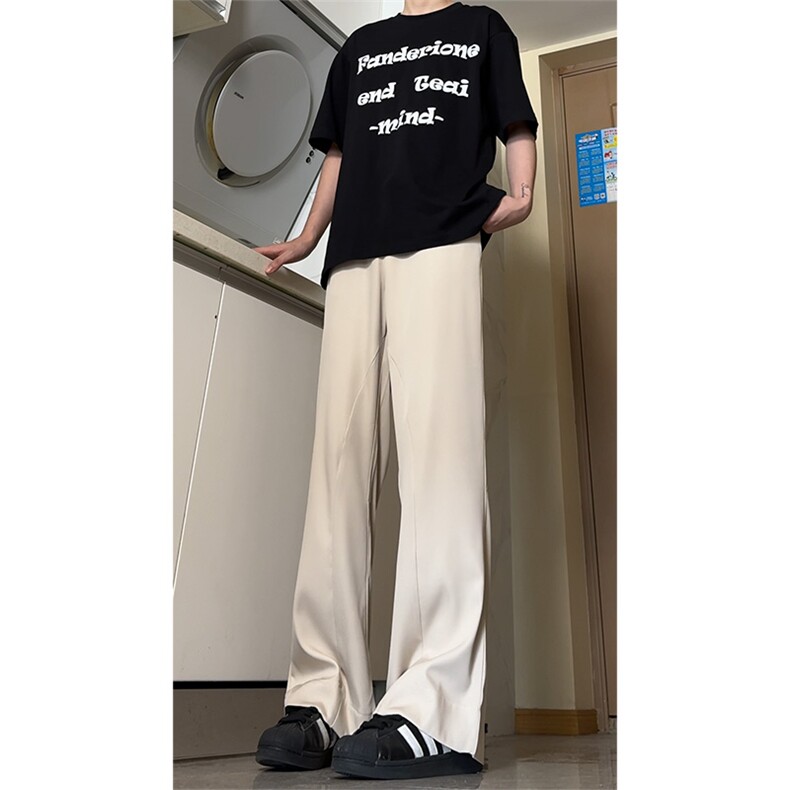 夏季美式垂感痞帅高级感西裤男冰丝速干休闲裤K315-P45控68,男装西裤,星座1004-3