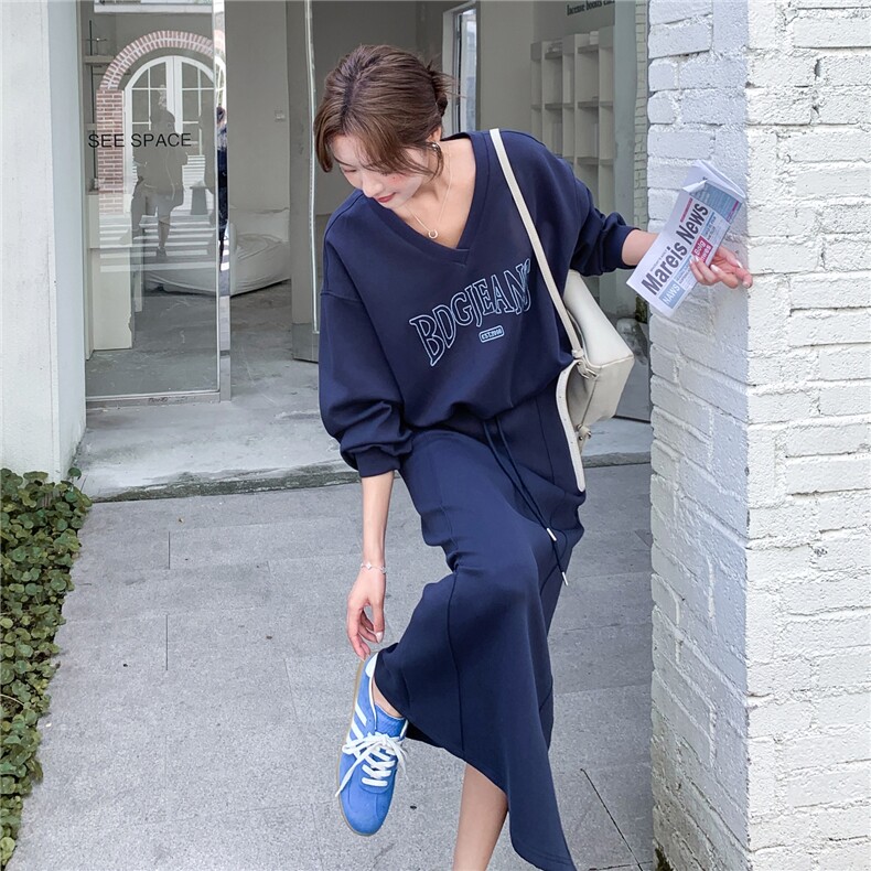 有货 V领针织套装2C090-8921-P165-K248图片