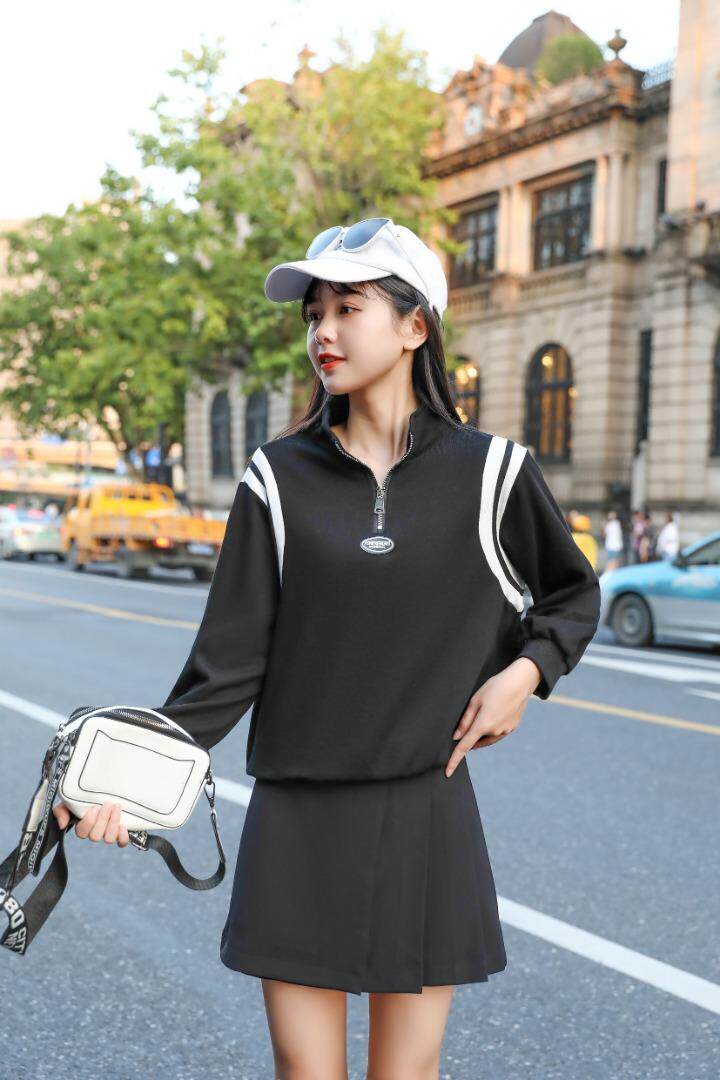 立领小卫衣，女装卫衣/绒衫，迷乐田子