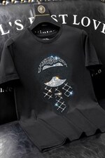 夏季套头短袖燙钻潮休闲圆领T恤亮片大码简欧QT4066-1-A1002-P50图片