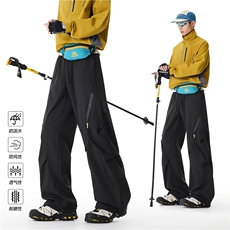 春季新款户外机能侧边褶皱设计休闲冲锋裤B315-K26063-特p35控68，男装休闲裤，电商B315
