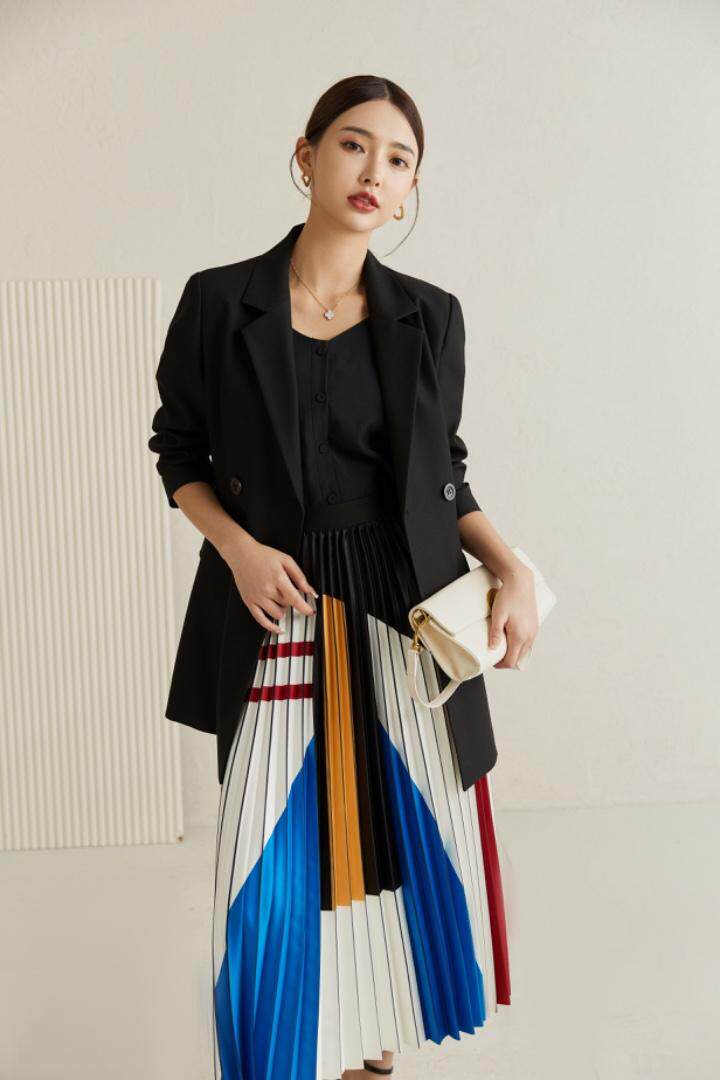 《现货》3D印花百褶裙，其它，M&VC