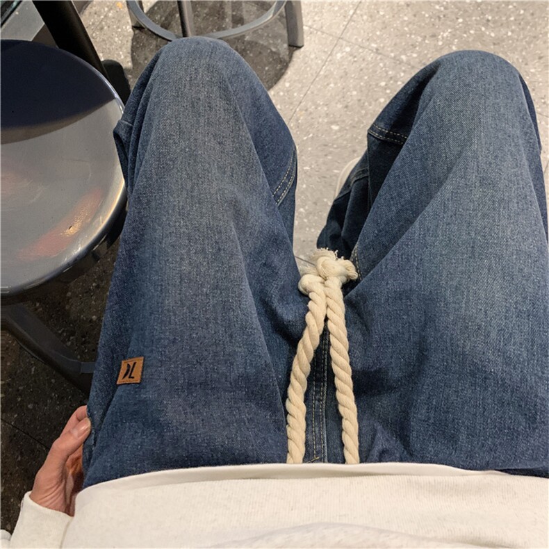 港风潮男牛仔裤嘻哈ins潮高街潮流痞帅长裤N01620-P48图片