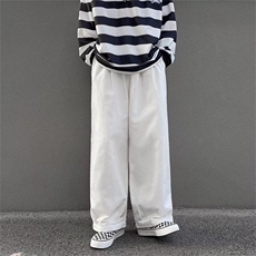 日系复古工装裤男女高街美式潮牌宽松直筒休闲阔腿长裤K0762-P35，男装工装外套，星座1008-1