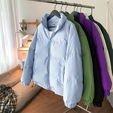 90羽绒服冬季加厚保暖立领短款宽松白鸭绒外套A436-0021-P180，男装羽绒服，电商A436