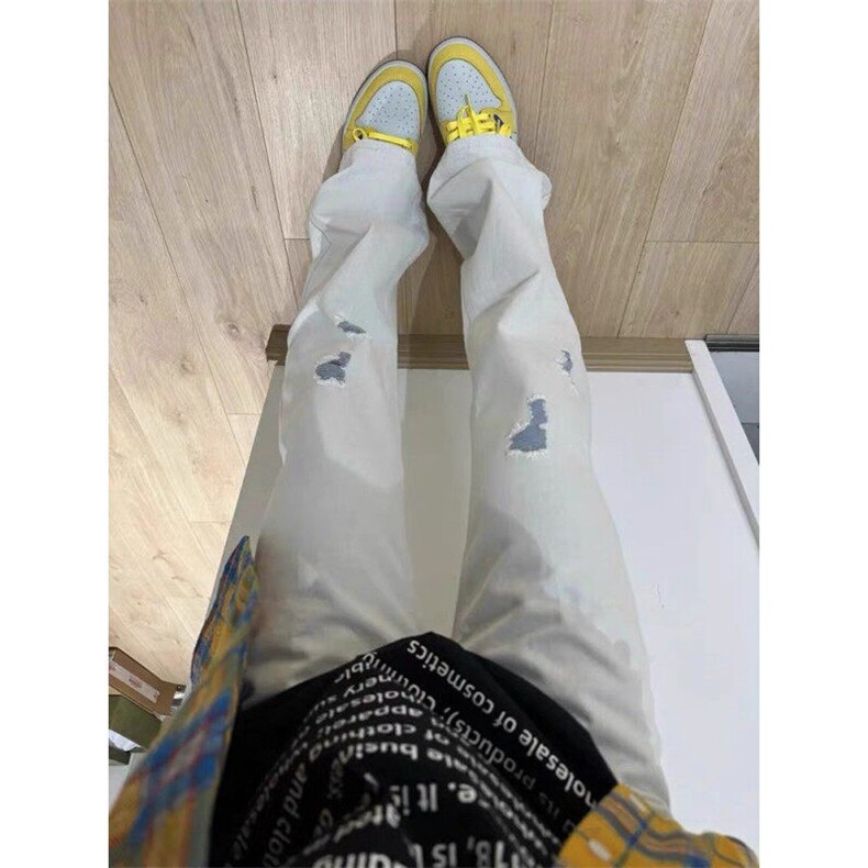 龙叨叨同款磨破牛仔裤ZK0393-特批48,男装牛仔裤,星座313A(原308A-2)