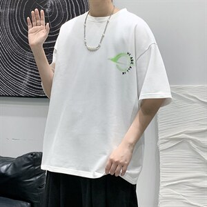 2025夏季 原创设计oversize港风宽松休闲T恤 B266-DX07-P30图片