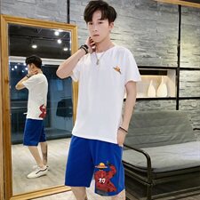 白+蓝