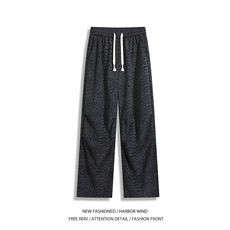 抖音品质褶皱扎染设计感灯芯绒舒适休闲裤B315-K25374-特p35控68，男装休闲裤，电商B315
