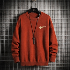 1日系宽松中性情侣针织衫潮流大码M-5XL印花毛衣男7688P48加绒P55，男装针织衫/毛衣，星座226-2