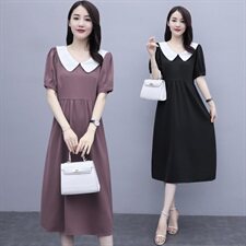 连衣裙2021年夏季自然舒适宽松柔软简约，女装连衣裙，冬木谷雨