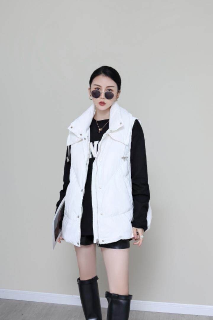 冬季新款百搭基础双领马甲,女装马甲,QIANCHEN 谦晨