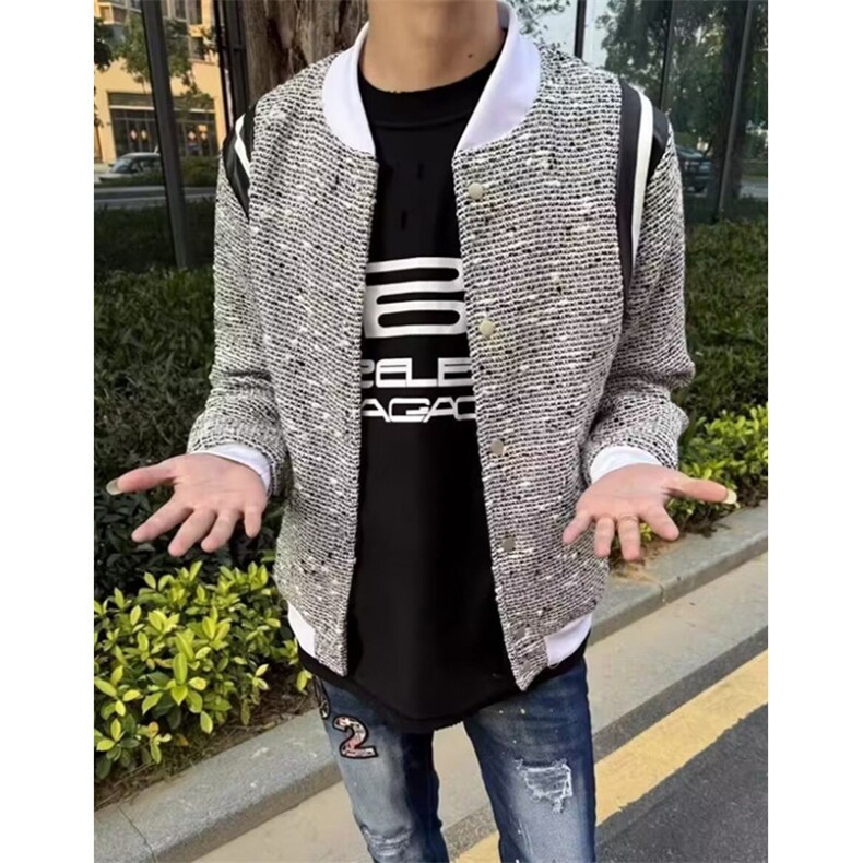 春秋季新款气质小香风外套男女短款超好看气质小个子JA4128,女装短外套,星座1116A（原606A-3）