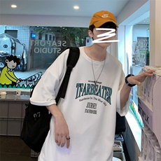Q11050-P30春夏季七分袖t恤男大码五分袖男短袖中袖，男装T恤，电商A040