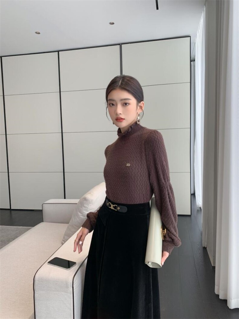 冬季新品磨毛蕾丝上衣，其它，束索